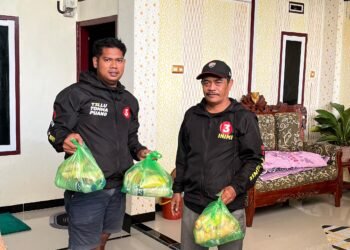INIMI Relawan Bintang 88 Menyambangi Warga Perumahan Babana Permai Terdampak Bencana Banjir.