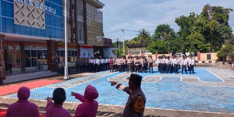 Kunjungan Kerja Kapolda Sulsel Irjen Pol. Yudhiawan, SH., S.I.K., MH.,  ke  Kabupaten Barru Disambut Forkopimda