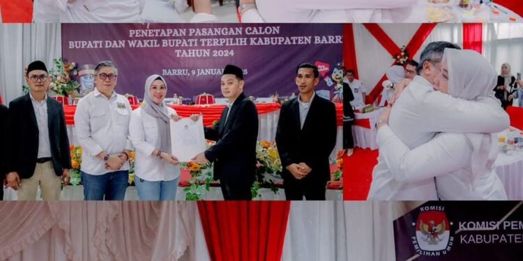 Selamat dan Sukses Andi Ina Kartikasari, SH., MSi. – Dr. Ir. Abustan Andi Bintang, MSi. Atas Ditetapkannya Oleh KPU Sebagai Bupati – Wakil Bupati Barru Periode 2025 – 2030