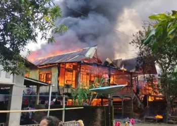 Satu Orang Korban Jiwa, Dua Rumah Hangus, Akibat Kebakaran di Dusun Madello Desa Madello Kecamatan Balusu