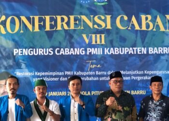 Ketua KNPI Muhammad Fadli, SH.,MH Hadir Dalam Acara Konfercab Ke – VIII PMII Barru