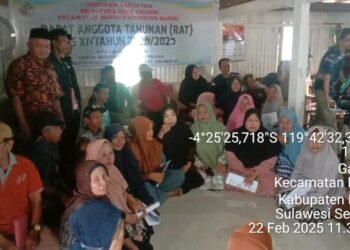 Acara RAT Gapoktan Desa Galung Kecamatan Barru Kabupaten Barru