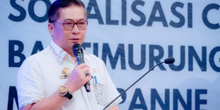 Wakil Bupati Barru Dr.Ir. Abustan Andi Bintang, M.Si., Sosialisasi Pelestarian Cagar Biosfer Bantimurung Bulusaraung Ma’rupanne di Hotel Harper Makassar