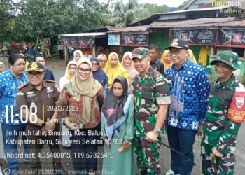 Upacara Penutupan TMMD Ke – 123 Hadir Bupati Barru Andi Ina Kartika Sari, SH., M.Si., dan Wakil Bupati Barru Dr.Ir. Abustan Andi Bintang, M.Si.