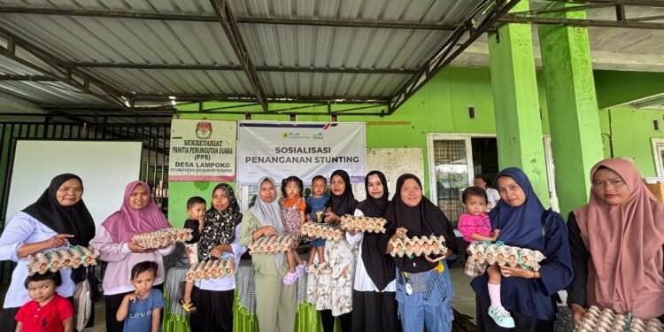 PT PLN Indonesia Power UBP Barru Lakukan Program Pemberian Makanan Tambahan untuk Pencegahan Stunting