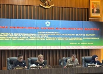 Rapat Paripurna DPRD Kabupaten Barru, LKPJ Bupati Barru Tahun Anggaran 2024