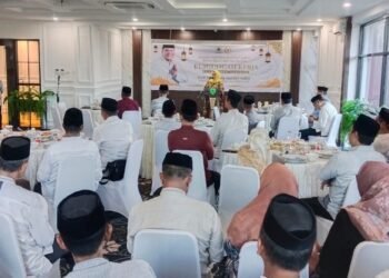 Bupati Andi Ina Kartika Sari, SH., MSi., Bersama Wakil Bupati Barru Dr.Ir. Abustan Andi Bintang, M.Si., Sambut  Anggota DPR RI Komisi VI H.A.M. Nurdin Halid