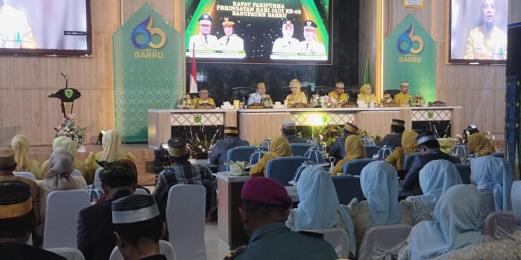 Gubernur Sulsel Andi Sudirman, S., Lewat Vidio Confrence ( VICON ), Mengharapkan Bupati Lebih Banyak Turun Lapangan Melihat Kondisi.