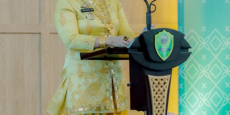 Bupati Barru Andi Ina Kartika Sari, SH., M.Si., Dalam Sambutannya di HUT Kabupaten Barru yang Ke-65 Tahun