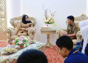 Audiensi SMA Negeri 5 Barru Di Terima Lansung Bupati Barru Andi Ina Kartika Sari, SH., M.Si.
