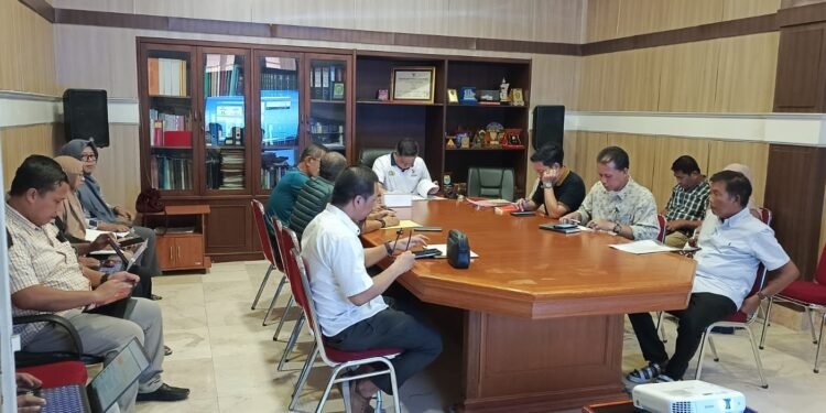 Wakil Bupati Barru Dr. Ir. Abustan Andi Bintang, M.Si., Menggelar Rapat Koordinasi Menindaklanjuti Hasil Pemeriksaan BPK RI