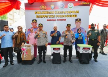 Kapolri Jenderal Listyo Sigit Prabowo, Tinjau SPPG Polda Sulsel, Pastikan Kesiapan Dukung Program MBG