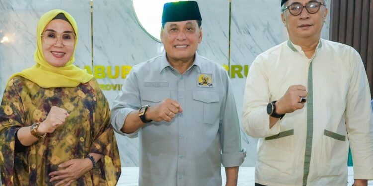 Bupati Bersama Wakil Bupati Barru Sampaikan Ucapan Terima Kasih Kepada Prof. Dr. A.M. Nurdin Halid atas Bantuannya terhadap Koperasi Merah Putih