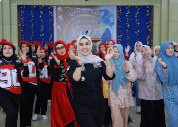 Perayaan Anniversary Ke-13 Studio Kebugaran Ananda Barru di Hadiri Bupati Barru Andi Ina Kartika Sari, SH. M.Si.