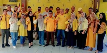 Ilham Arif Sirajuddin Bersilaturahmi di Sekretariat DPD II Golkar Kabupaten Barru