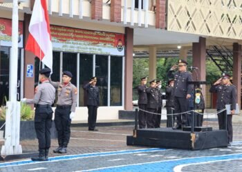 Polres Barru Gelar Upacara Peringatan Hari Lahir Pancasila