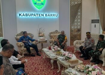 Pj. Sekda Barru, Abu Bakar, S Sos., M.Si., Menerima Kunjungan Kerja Tim Satgas Swasembada Pangan Kementerian Pertanian RI
