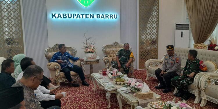 Pj. Sekda Barru, Abu Bakar, S Sos., M.Si., Menerima Kunjungan Kerja Tim Satgas Swasembada Pangan Kementerian Pertanian RI