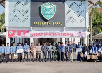Wakil Bupati Barru Hadiri Upacara Hari Kesadaran Nasional Tingkat Kabupaten Barru