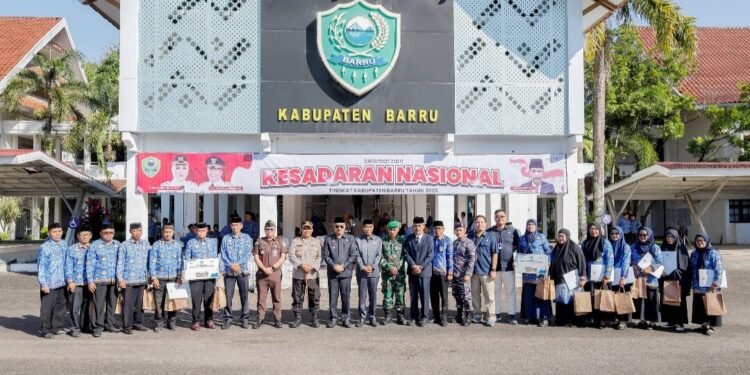 Wakil Bupati Barru Hadiri Upacara Hari Kesadaran Nasional Tingkat Kabupaten Barru