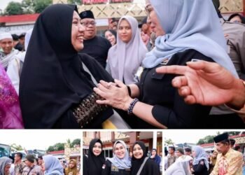 Rasa Syukur Rombongan Jamaah Haji Disambut Oleh Bupati Barru Andi Ina Kartika Sari, SH., M.Si.