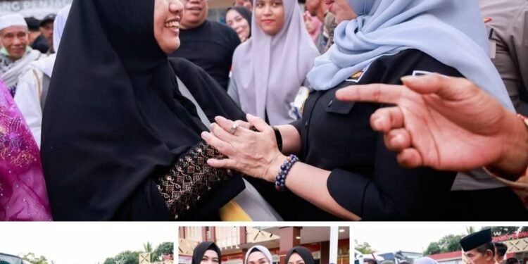Rasa Syukur Rombongan Jamaah Haji Disambut Oleh Bupati Barru Andi Ina Kartika Sari, SH., M.Si.