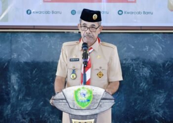 Muscab VII Gerakan Pramuka Resmi di Buka Oleh Pj. Sekda Barru Abubakar, S.Sos., M.Si