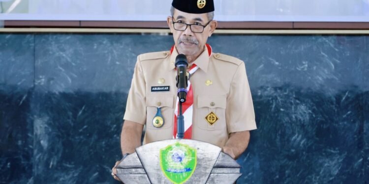 Muscab VII Gerakan Pramuka Resmi di Buka Oleh Pj. Sekda Barru Abubakar, S.Sos., M.Si