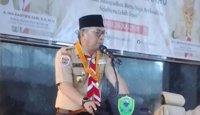 Wakil Bupati Barru Terpilih Secara Aklamasi Ketua Kwarcab Pramuka : Wujudkan Semangat Bangun Generasi Muda