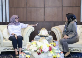 Bupati Barru Andi Ina Kartika Sari, SH., M.Si., Terima Audiensi Maskapai Garuda, Bahas Sinergi Perjalanan Dinas