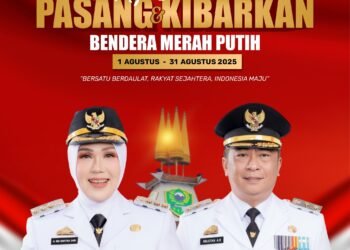 Bupati dan Wakil Bupati Barru: Merah Putih Berkibar Dari Pesisir Hingga Pelosok Tanah Barru Sambut HUT Ke-80 RI