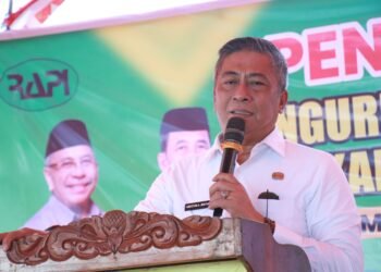 Wakil Bupati Barru Menghadiri Acara Pengukuhan RAPI Wilayah 03 Kabupaten Barru