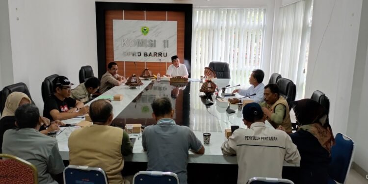 Komisi II DPRD Bahas Ketahanan Pangan Bersama Dinas Pertanian Barru, Fokus Pada Kesiapan Deklarasi Swasembada Pangan 2025