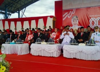 Hari Kemerdekaan RI ke-80, Ketua DPRD Kabupaten Barru Bacakan Teks Proklamasi