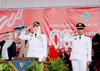 Bupati Barru, Andi Ina Kartika Sari, SH., M.Si., Bertindak Selaku Inspektur Upacara (Irup), HUT Kemerdekaan Republik Indonesia ke-80