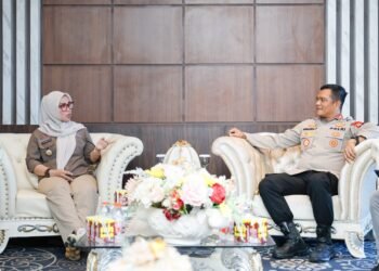 Bupati Barru Andi Ina Kartika Sari, SH., M.Si., Menerima Kunjungan Kapolres Barru, AKBP Ananda Fauizi Harahap, S.I.K., M.H.