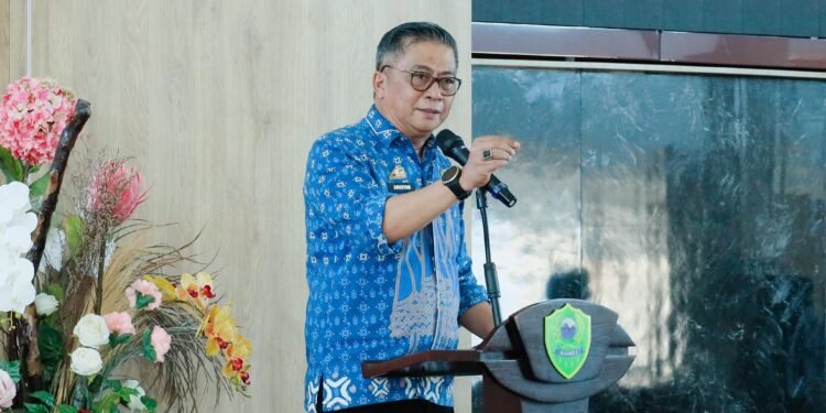 Wakil Bupati Barru, Memberikan Pembekalan Langsung Kepada Para CPNS Dengan Mengusung Tema “Core Values ASN BerAKHLAK”.