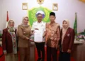Bupati Barru didampingi Wakil Bupati menerima kunjungan audiensi dari Universitas Almarisah (Univeral) Madani Makassar