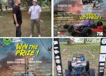 Jelajah Merdeka Tana Berru X-Trame Adventure 1/10, Sebagai Ajang Otomotif Digelar di Alun-Alun Colliq Pujie Barru