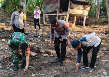 Kapolsek Balusu IPDA Abdul Mustajil, SH., Hadiri Giat Penanaman Jagung 1 Hektar di Kelurahan Takkalasi