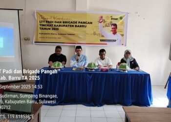 Kadis Pertanian Barru Menghadiri Rakor Brigade Pangan Bersama Kapus Kementan RI dan Direktur Polbantan