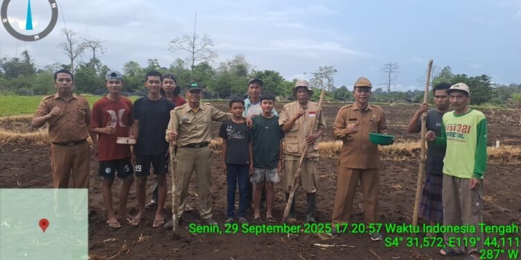 Kadis Pertanian Barru Ir. Ahmad, M.M., Hadiri Kegiatan LTT Padi Gogo Tahun 2025 di Desa Libureng