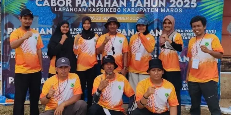 Perpani Barru Catatkan Lima Atlit Lolos Porprov 2026 di Wajo