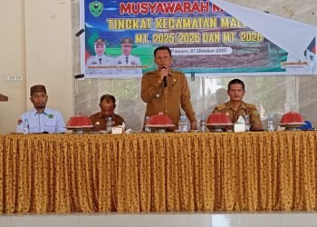 Kadis Pertanian Barru Hadir Dalam Musyawarah Mappalili Tingkat Kecamatan Mallusetasi, Musim Tanam 2025/2026 dan Musim Tanam 2026