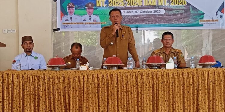Kadis Pertanian Barru Hadir Dalam Musyawarah Mappalili Tingkat Kecamatan Mallusetasi, Musim Tanam 2025/2026 dan Musim Tanam 2026