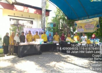 Dinas Pertanian dan Ketahanan Pangan Kabupaten Barru Gelar Gerakan Pangan Murah