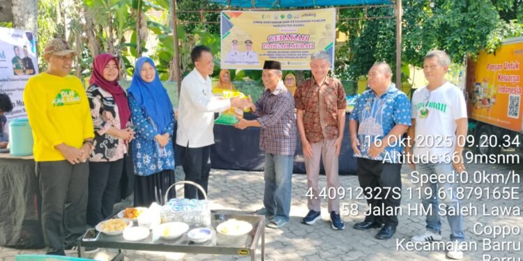 Peringati Hari Pangan Sedunia, Pemkab Barru Gelar GPM, Penyuluhan dan Aksi Tanam