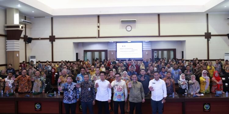 Bupati Barru, Andi Ina Kartika Sari, SH., M.Si., Menghadiri Rapat Koordinasi Pemberantasan Korupsi (Rakor PK) Wilayah Sulawesi Selatan