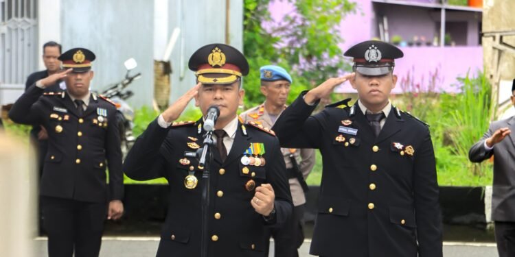 Kapolres Barru AKBP Ananda Fauzi Harahap, S.I.K., M.H., Memimpin Pelaksanaan Ziarah Nasional di Hari Pahlawan ke-80