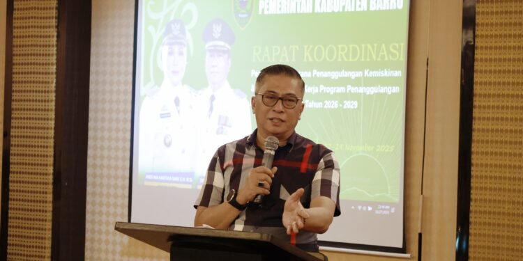 Wakil Bupati Barru, Ketua Tim TKPK Kabupaten Barru, Program Penanggulangan Kemiskinan Harus Berjalan Seiring Dengan Percepatan Penurunan Stunting